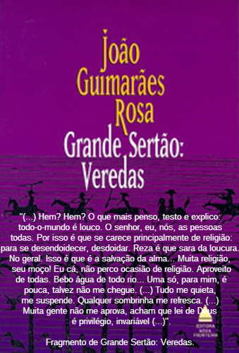Grande Sertão: Veredas Considerada uma das mais significativas obras da Literatura brasileira, “Grande Sertão: Veredas” apresenta linguagem inovadora e grande originalidade