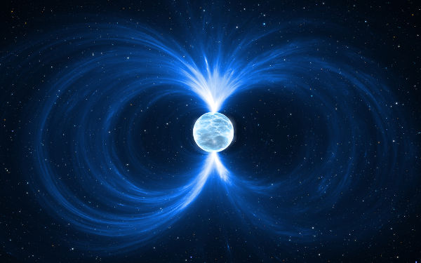 Algumas estrelas de nêutrons que possuem campos magnéticos intensos são chamadas de magnetares.