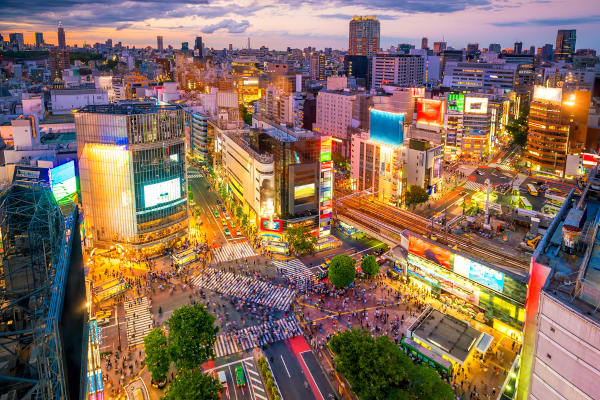 Tóquio, capital do Japão, é a maior megacidade do mundo.