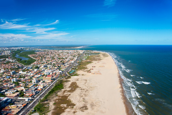 Vista parcial do município de Aracaju, capital do Sergipe.