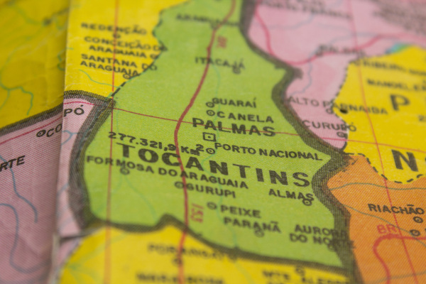 Mapa do Tocantins