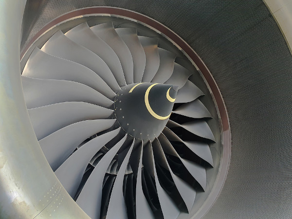 Turbina de avião.