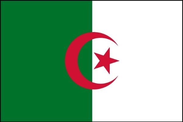 Bandeira da Argélia.