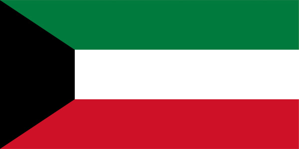 Bandeira do Kuwait.