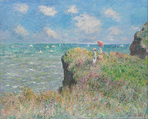 “Cliff walk at Pourville”, de Claude Monet.