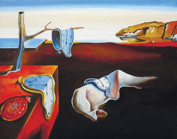 A persistência da memória (1931), obra surrealista de Salvador Dalí.