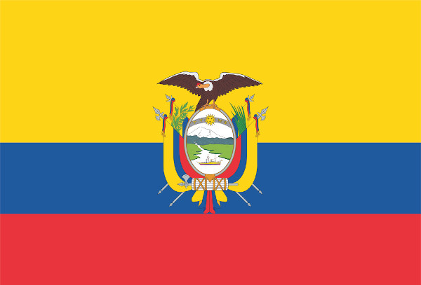 Bandeira do Equador.