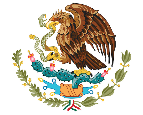 Escudo da bandeira do México