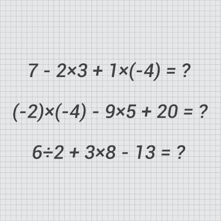 S.O.S MATEMATICA: Regras de Sinais