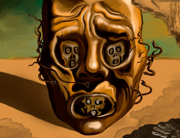 “A face da guerra”, de Salvador Dalí, é um exemplo de obra pertencente ao surrealismo, uma das vanguardas europeias.