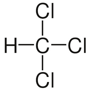 Fórmula estrutural do clorofórmio