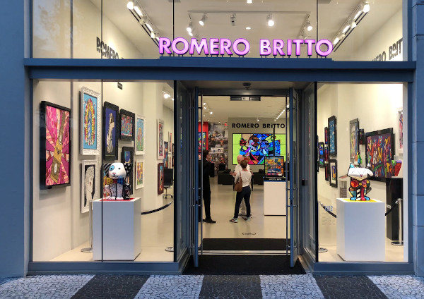 Galeria de arte de Romero Britto em Miami. [6]