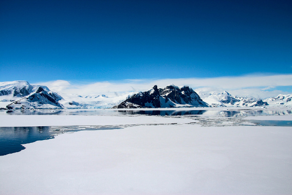 Antártida, região de ocorrência do clima polar, um dos 11 tipos de clima que existem no mundo.