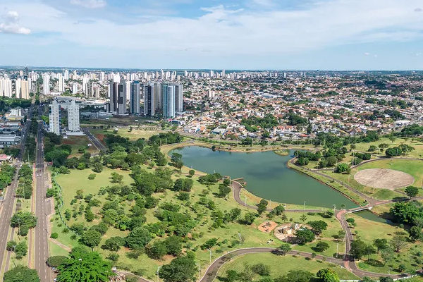 Imagem áerea da cidade de Campo Grande