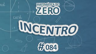 Escrito"Matemática do Zero| Incentro" em fundo azul.