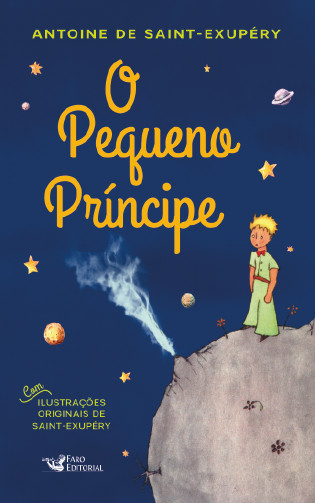 Capa do livro “O pequeno príncipe”, de Antoine de Saint-Exupéry, publicado pela Faro Editorial.