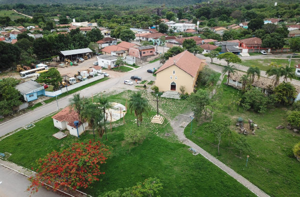 Região central da cidade de Cavalcante, cidade de grande importância para a história de Goiás.