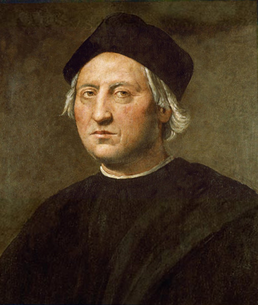 Pintura de Cristóvão Colombo, navegante genovês que teve grande importância para a história da América.