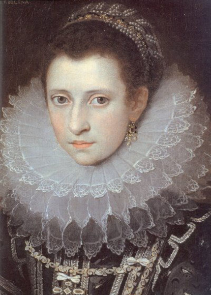 Pintura de Ana Bolena, rainha consorte da Inglaterra entre 1533 e 1536.