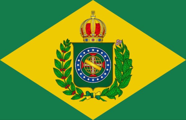 Bandeira do Brasil Império, um dos assuntos cobrados no Enem.