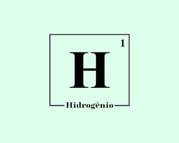 O hidrogênio é o elemento 1 da Tabela Periódica.
