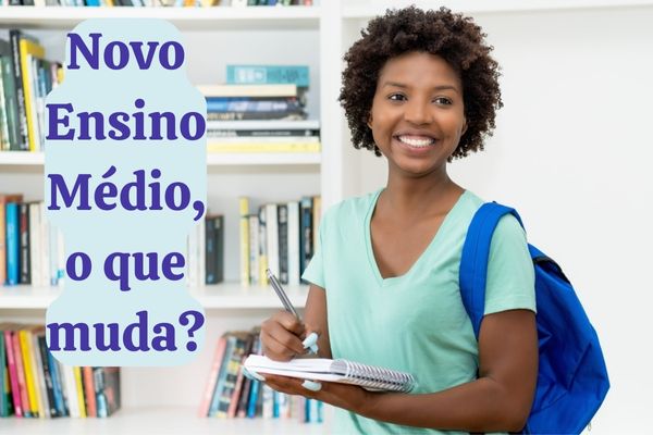 Menina jovem em alusão ao novo ensino medio