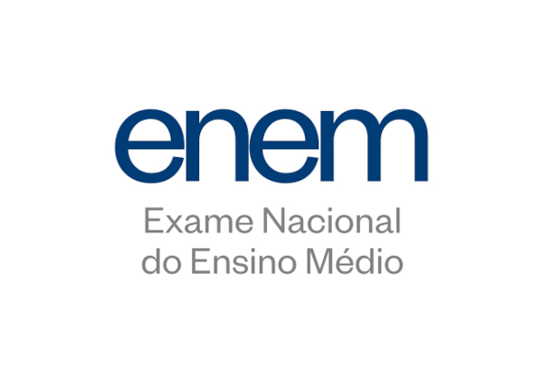 Logo do Enem, uma alusão às citações de filósofos que podem ser usadas na redação no Enem.