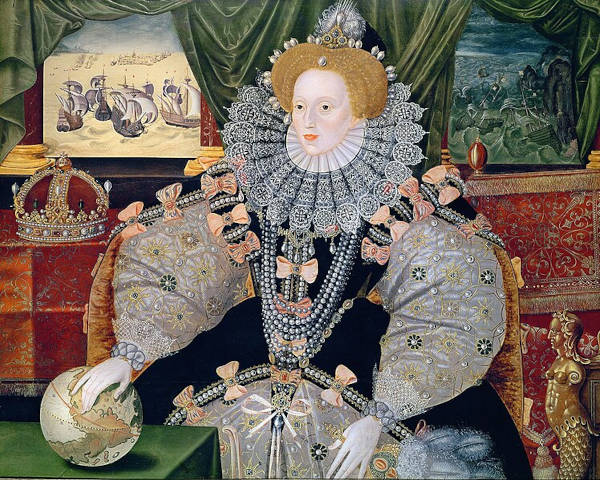 Retrato de Elizabeth I de 1588.