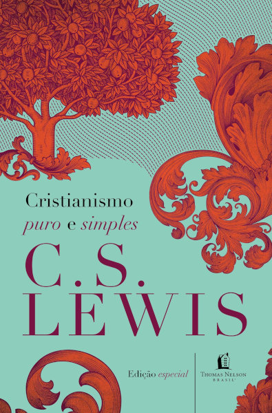 Capa do livro Cristianismo puro e simples, de C. S. Lewis, publicado pela editora Thomas Nelson Brasil.[1]