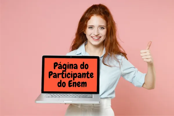 Página do participante do Enem