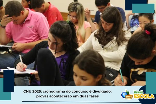 Candidatos em sala de provas