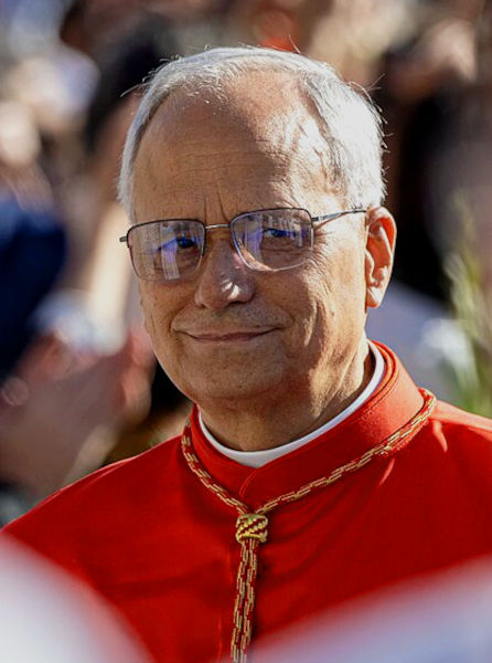Foto de Robert F. Prevost, o papa Leão XIV, enquanto ainda era cardeal, em 2023.[2]