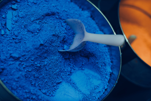 Pigmento azul da Prússia. [imagem_principal]