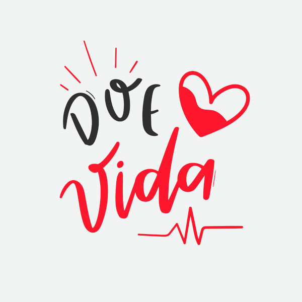 Imagem para compartilhar nas redes sociais sobre o Junho Vermelho, campanha de conscientização sobre a doação de sangue.