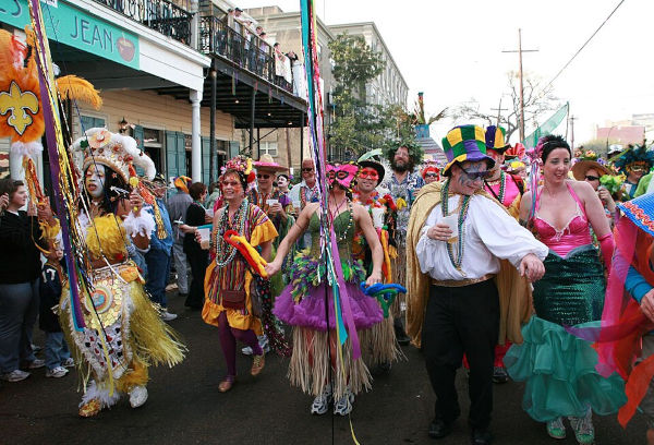 Mardi Gras, parte da história do Carnaval.