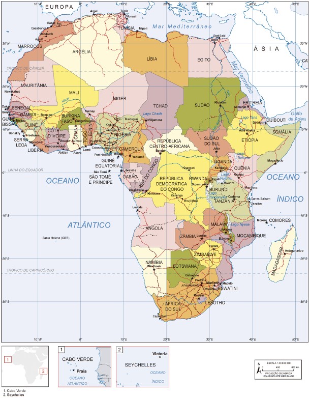 Mapa político da África. [imagem_principal]