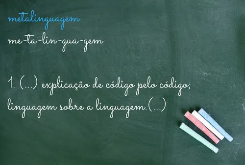 O que é função metalinguística?