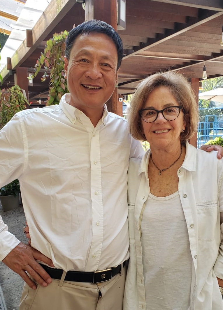 Cecilia e o arquiteto chinês Kongjian Yu