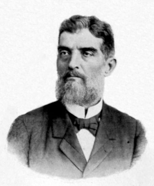 Retrato do paulista Prudente de Morais, o primeiro presidente da República Oligárquica.