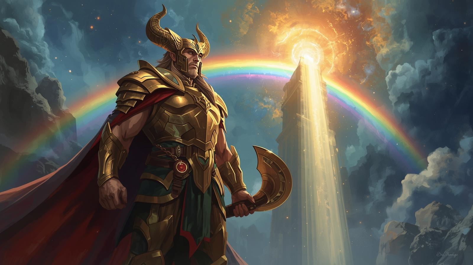 Deus nórdico Heimdall.