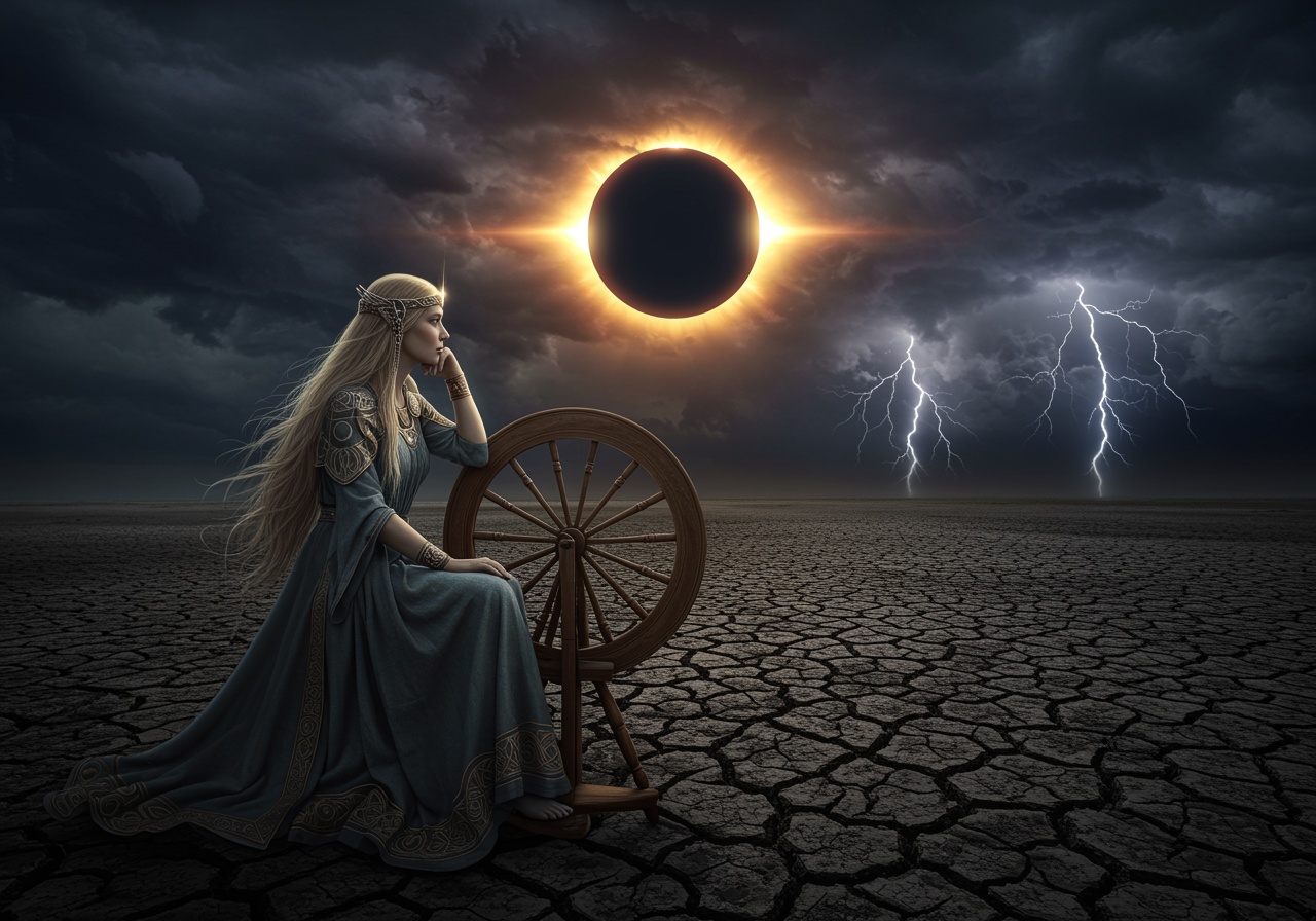 Deusa Frigga, uma das deusas nórdicas.