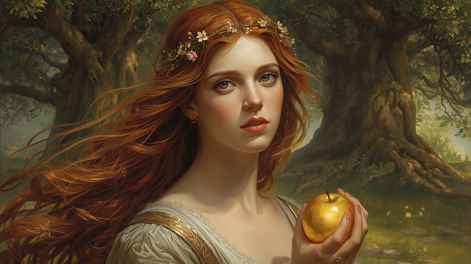 Deusa nórdica Idun.