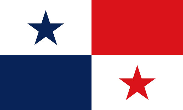 Bandeira do Panamá.