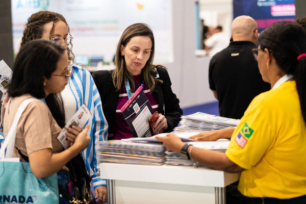 Área de exposição trará soluções e inovações para o setor educacional. Foto: Bett Brasil.