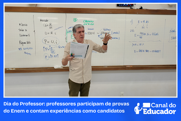 Professor Marco Oliveira, conhecido como Professor Pinguim
