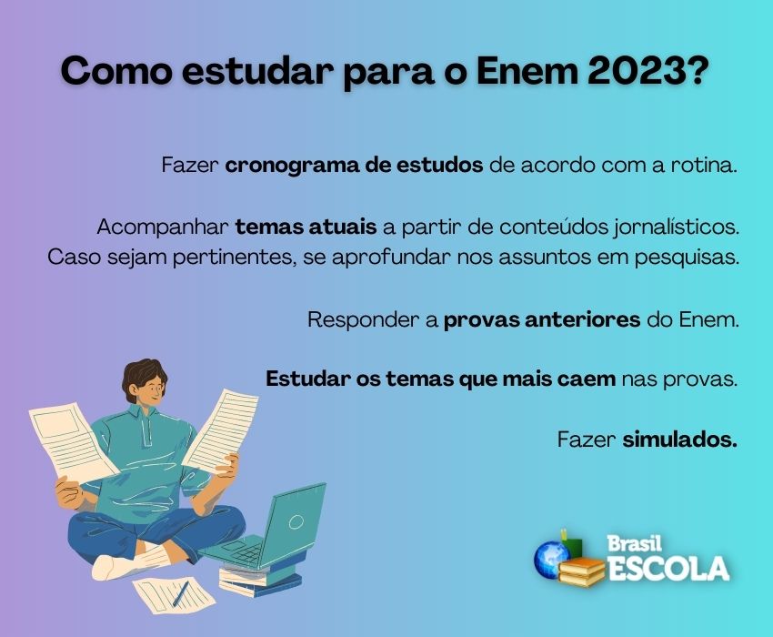 Cronograma Enem 2023: confira as datas do exame - Brasil Escola