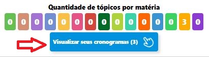 Página do cronograma de estudos do Brasil Escola para o Enem