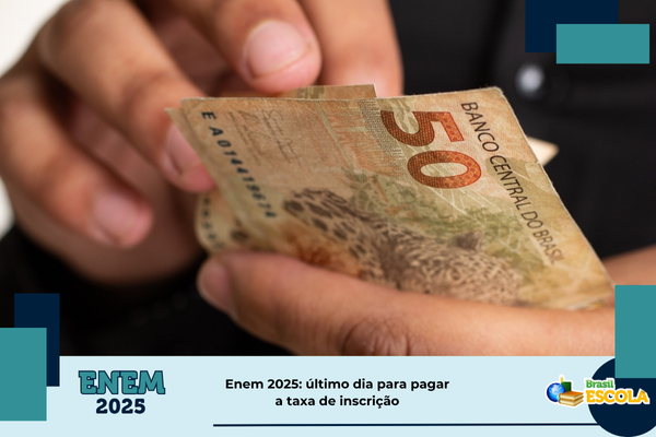 Foto: mão com dinheiro. Texto: título da notícia.