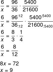 5400 segundos para minutos/horas/dias - Calculatio