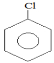Estrutura do clorobenzeno